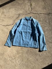 90's Number (N)INE Zip-up Stand-Collar shirt JKT ナンバーナイン 初期 青タグ スタンドカラージップアップシャツジャケット 日本製