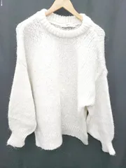 ◇ ⊇ ZARA ザラ ウール　モヘア　羊毛 長袖 ニット サイズS ホワイト レディース P  【1411070003355】