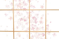 【新着商品】ホワイト・ピンク RS001 桜 令和の障子紙 菊池襖紙工場