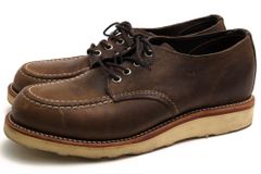チペワ／CHIPPEWA シューズ 靴 メンズ 男性 男性用 レザー 革 本革 ブラウン 茶  1901M42 4inch Moc-Toe Wedge Oxford Crazy Horse オックスフォードシューズ モックトゥ Vibramソール グッドイヤー