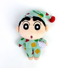 크레용 신짱 신짱 변신 신짱 S 파자마 봉제인형 베이비 그린
