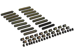 Color:黒×金字 ニュー プライス キューブセット 値札 M 黒×金字・07103GLD