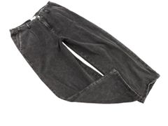 INTER FACTORY インターファクトリー アンティローザ テーパード デニムパンツ sizeL/黒 ■■ レディース