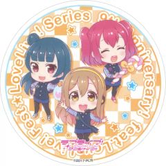 [중고] 머그컵·탕만 1학년(Aqours/세가 유니폼 데포르메) 파르페 코스터 [세가 콜라보 카페 러브라이브! 시리즈 9th ANNIVERSARY! 제3탄] 디저트 주문 특전