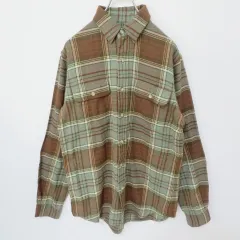 ポロラルフローレン Polo by RalphLauren ヴィンテージ チェック ネルシャツ エルボーパッチ w849564ss