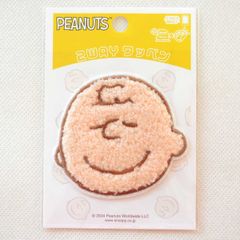 ワッペン チャーリー ブラウン フェイス サガラ スヌーピー ピーナッツ PEANUTS