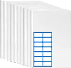 DY.2ten スライドファイル A4 10冊パック レールファイル 厚とじ 1.5cm幅 ラベル付き( 白)