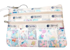 【未使用】レスポートサック　ポーチ 3zip　桜　3段ポーチ