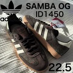 新品⭐️adidas SAMBA OG ダークブラウン 22.5cm ハリスツイード ID1450