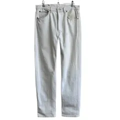 USA製 LEVI’S リーバイス 501 ボタンフライ デニムパンツ コットンパンツ アイスブルー 33×34 No.H545