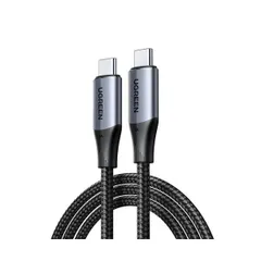 （まとめ） ユーグリーン USB-C to USB-C PD 高出力対応急速充電ケーブル 240W 80150 1本 