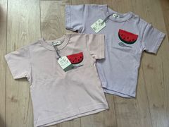 スイカポケットTシャツ90100 2枚