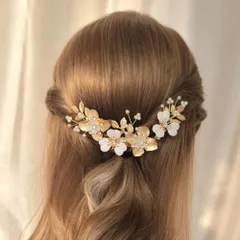 ☆ ヘアクリップ ☆ フリー ☆ ローレン 花冠 ヘアクリップセット Rora ヘアクリップ キッズ 3個セット ローレン 花冠 髪飾り 髪留め 花 フラワー ゴールド 女の子 子供 子ども こども フォーマル 大人っぽい 上品 結婚式 パーティー 発表会