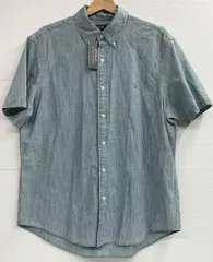 RALPH LAUREN ラルフローレン MNPOWOV1N820809 コットンシャツ インディゴブルー  Lサイズ 新品タグ付 メンズ 美品 ベトナム製