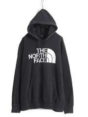 【お得なクーポン配布中!】 ノースフェイス プリント スウェット フード パーカー メンズ XL / The North Face プルオーバー 裏起毛 トレーナー アウトドア ブラック