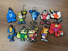 Jリーグ クラブ マスコット ラバーチャーム 10個セット まとめ売り