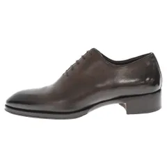 TOM FORD (トムフォード) Burnished Leather Lace-Up Oxfords bronze ...