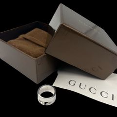美品】GUCCI 喜平チェーン ID プレート リング 指輪 箱付き 13号