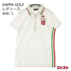 KAPPA GOLF カッパゴルフ 半袖ポロシャツ ホワイト系 L [240001981851] [240001981851]#
