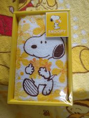 スヌーピー　フェイスタオル　約34×80cm