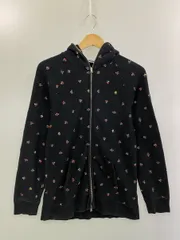 【中古品】A BATHING APE アベイシングエイプ 総柄DOUBLE ZIP UP HOODIE ジップアップフーディ 【142-250831-ks-11-min】
