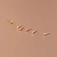 極小 ピアス 小さい ハート キャッチ付き シルバー ゴールド S925 小さめ 高見え 小ぶり silver925 シルバー925 ジルコニア レディース