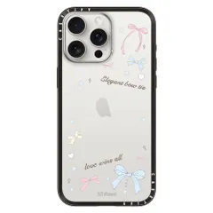 CASETiFY インパクトケース iPhone13Mini BlackBow リボン 透明