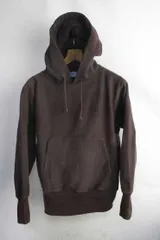 復刻 チャンピオン Champion 青単色タグ リバースウィーブ パーカー【M】【中古】【メンズ】【古着】【レディース】【ヴィンテージ】 【ビンテージ】 【vintage】アメカジ 無地 トレーナー スウェット RN26094 REVERSE WEAVE