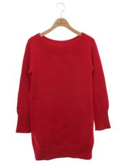 フォクシーニューヨーク エンジェルヘアコットン 27778 ニット セーター 40 レッド ITYGPPWK556E
