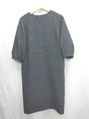 ◇ ⊂ 7-IDconcept. セブンアイディコンセプト 長袖 ロング ワンピース サイズ38 ブラック レディース E  【1412260000345】のサムネイル