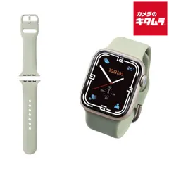 【新品】エレコム AW-41BDSCGIV バンド シリコン ニュアンスカラー アイボリー〔Apple Watch 41 40 38mm用〕