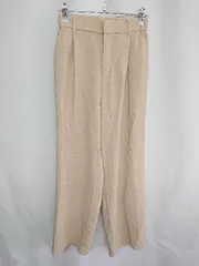 ◇ Θ RANAN ラナン ストレートパンツ サイズS ベージュ系 レディース E  【1409100037340】