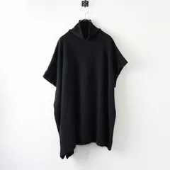 極美品 evam evaリネン100% ゆったりシルエット ポンチョ 日本製 evam eva(エヴァム エヴァ) 【2021ss新作】リネンポンチョ