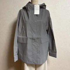 KN3345 ＊4L 大きいサイズ　夜道も安心光る反射コート　ライトグレー マウンテンパーカー パーカージャケット アウター