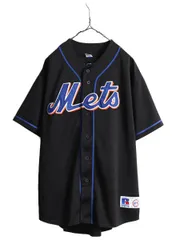 Majestic MLB NEW YORK METS ニューヨークメッツ スウェットプルオーバーパーカー メンズL /eaa289759