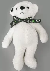 【中古】ぬいぐるみ クマ(ホワイト) ぬいぐるみ(S) 「幸せを呼ぶくまさん Chic」