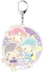 【中古】キーホルダー・マスコット(男性) A.蒼井翔太＆キキ＆ララ(円形) デカキーホルダー 「Shouta Aoi×Little Twin Stars」