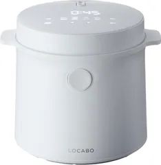 LOCABO（ロカボ） 糖質カット炊飯器 LOCABO (ブラック)  (ホワイト)【80010】【80027】のサムネイル