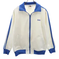 Bear ベアー 90s オールド トラックジャケット M ホワイト×ブルー ジャージ メンズ 古着