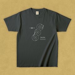 グラフィックTシャツ　Endless music White