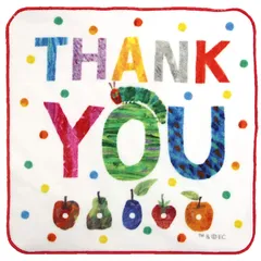 【新品・2営業日で発送】林(Hayashi) ミニタオル はらぺこあおむし サンキュー 絵本 タオルハンカチ 34×75cm PE446000