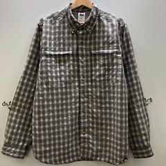 THE NORTH FACE ザノースフェイス 長袖シャツ アウトドア 裏メッシュ チェック柄 インド製 メンズ グリーン