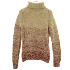 DOLCE&GABBANA ドルチェアンドガッバーナ イタリア製 長袖 タートルネック セーター ベージュ レディース 古着