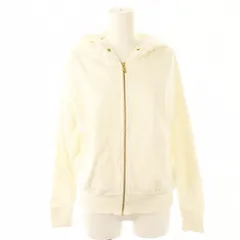 ミッシェルクラン MICHEL KLEIN ×Beya Rebai コラボパーカー ジップアップ ロゴ 長袖 38 白 ホワイト /HK ■OSのサムネイル