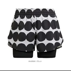 アディダス✖️マリメッコ　ハーフパンツ　ブラック