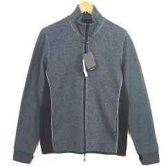 アルマーニエクスチェンジ A/X ARMANI EXCHANGE ジャケット リフレクティブ ロゴ モックネック REFLECTIVE LOGO MOCKNECK JACKET XS ダークグレー/ブラック 2sa4461のサムネイル