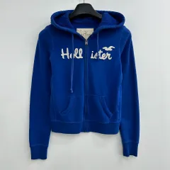 90 Hollister(ホリスター) y2k レディース ジップアップパーカー フード付き