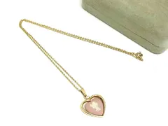 WEDGWOOD ウェッジウッド ジャスパー ハート ネックレス アクセサリー レディース ゴールド系×ピンク系 DK0385