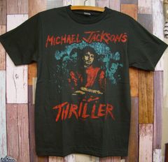新品マイケルジャクソン【THRILLER】スリラー★Tシャツ★YOU着★Bunny