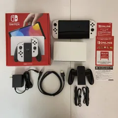 04w3366〓 Nintendo Switch 有機ELモデル HEG-001 開封済み未使用品 【任天堂/ニンテンドースイッチ/ホワイト/テレビゲーム機】 中古品
